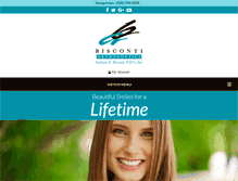 Tablet Screenshot of biscontiortho.com
